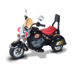 Kids Ride On Toy Car Motorbike Electric Scooter 6V Battery Operated Toy Trike-Black