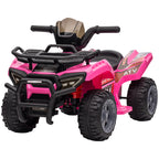6V Kids Electric Ride on Car Toddlers Quad Bike All Terrain Vehicle Toy With Music for 18-36 months