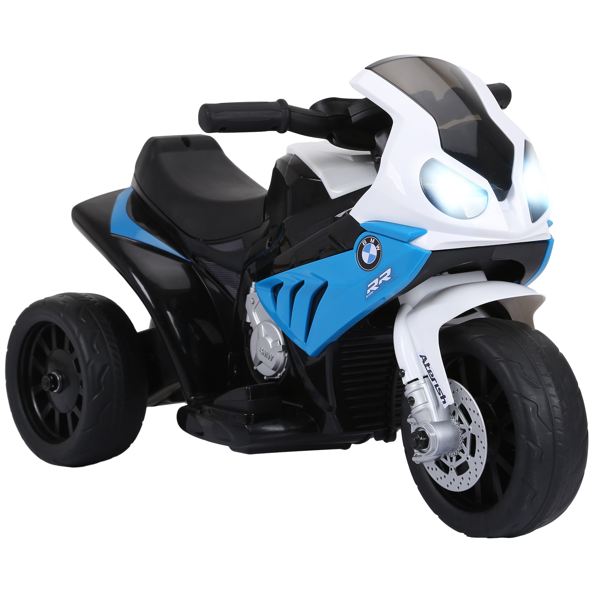 Electric Motorbike for Kids Ride on BMW Motorbike W/Headlights and Music, 6V