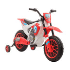 12V Kids Electric Motorcycle Ride-On, with Training Wheels, for Ages 3-6 Years