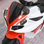 Kids Ride-On Police Bike 3-Wheel Vehicle w/ Music Lights Safe Seat Handlebars Toddler NO POWER Child Learning Fun Development 18-36 Months