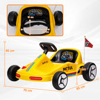 6V Electric Go Kart for Kids with Music, Light, Horn, for 3-5 Years