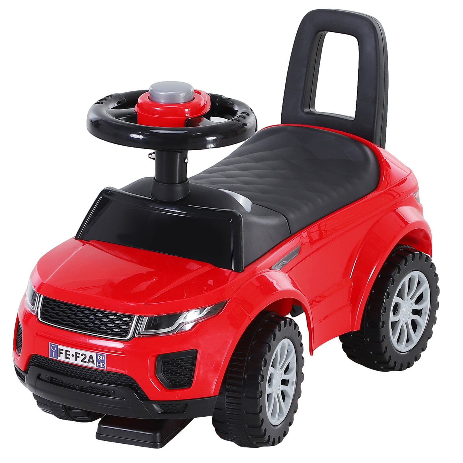 3-in-1 Ride On Car Foot To Floor Slider Toddler w/ Horn Steering Wheel NO POWER Manual Under Seat Storage Safe Design for 1-3 Year Old