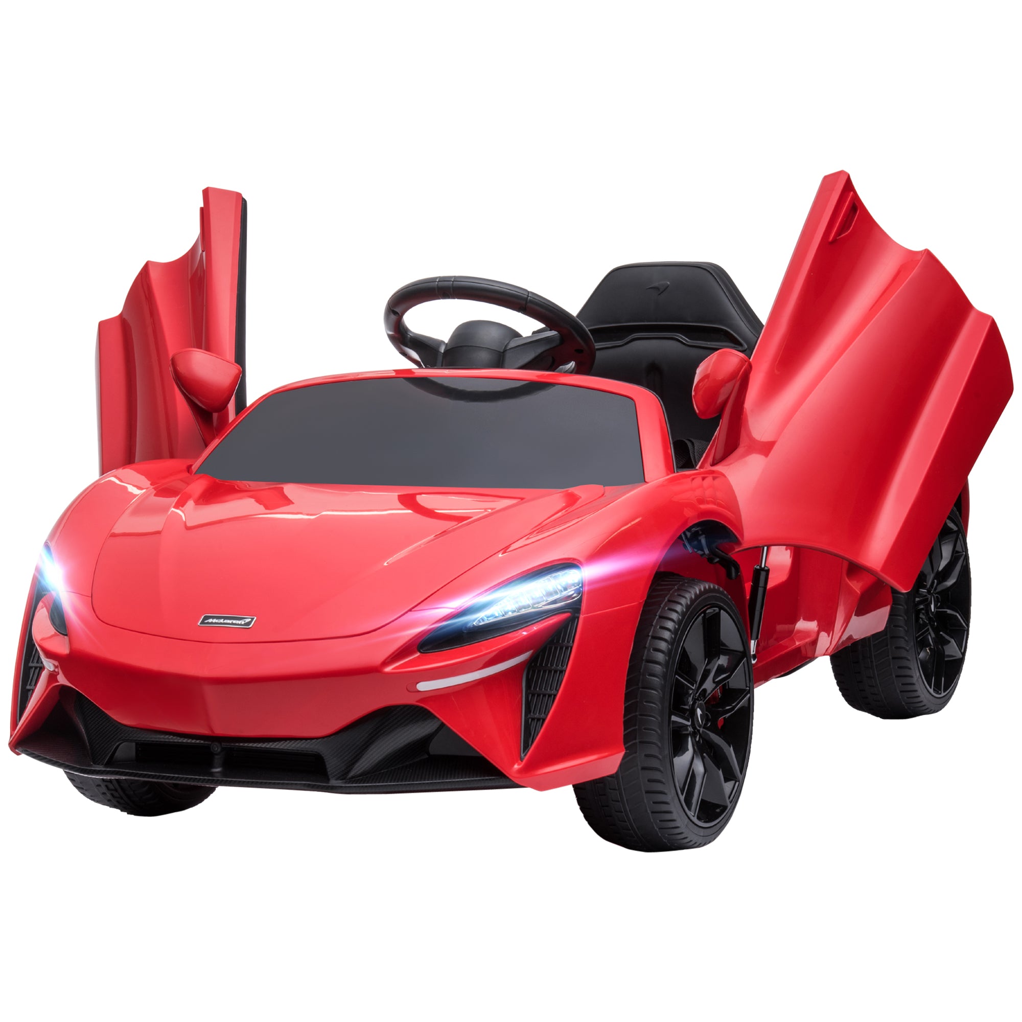 McLaren Licensed Kids Electric Ride-On Car, with Remote Control - Red