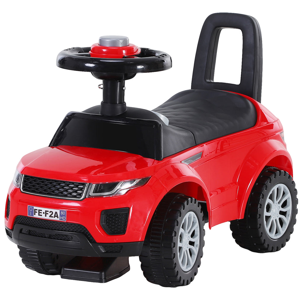 3-in-1 Ride On Car Foot To Floor Slider Toddler w/ Horn Steering Wheel NO POWER Manual Under Seat Storage Safe Design for 1-3 Year Old