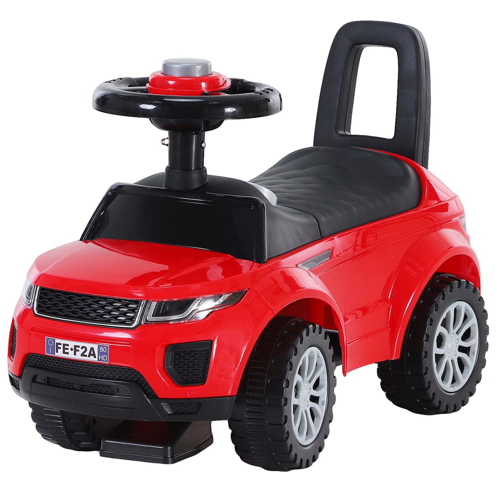 3-in-1 Ride On Car Foot To Floor Slider Toddler w/ Horn Steering Wheel NO POWER Manual Under Seat Storage Safe Design for 1-3 Year Old