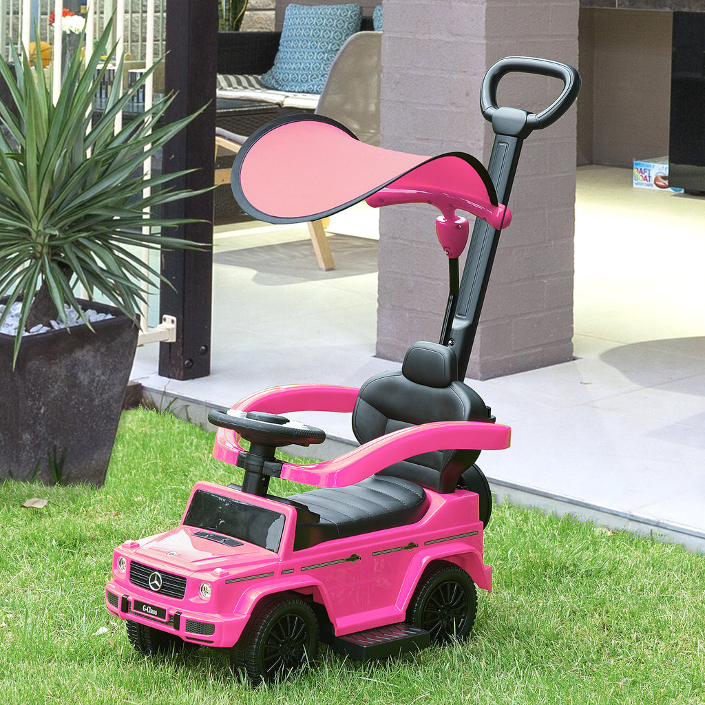 3 in 1 Kids Children Ride on Push Car Toddler Sliding Car G350 Licensed Walker Foot to Floor Slider Push-Along with Horn Steering Wheel NO POWER Manual