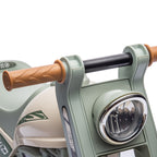 Foot To Floor Sliding Kids Ride On Car with Music, Bubble, for Toddler from 2 to 5 Years Old - Cream