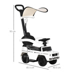 3 in 1 Kids Children Ride on Push Car Toddler Sliding Car G350 Licensed Walker Foot to Floor Slider Push-Along with Horn Steering Wheel NO POWER Manual