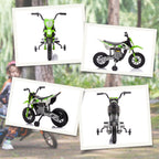 12V Kids Electric Motorbike, Kids Electric Ride on motorcycle w/ Twist Grip Throttle, Training Wheels