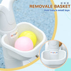 Kids Balance Bike for 1-3 Years Old with Adjustable Seat, Silent Wheels