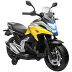 12V Honda Licensed Kids Electric Motorbike w/ Music, Headlights, Early Education Function, for Ages 3-6 Years