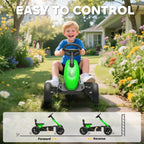 Pedal Go Kart for Kids 2-5 Years, with Silent EVA Wheels, Metal Frame