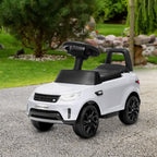 2-in-1 Land Rover Licensed 6V Kids Electric Ride On Car, Sliding Car w/ Headlights, Music, for 18-60 Months