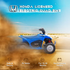Honda Licensed Kids Electric Quad Bike, 6V ATV Ride On for Ages 1.5-3 Years