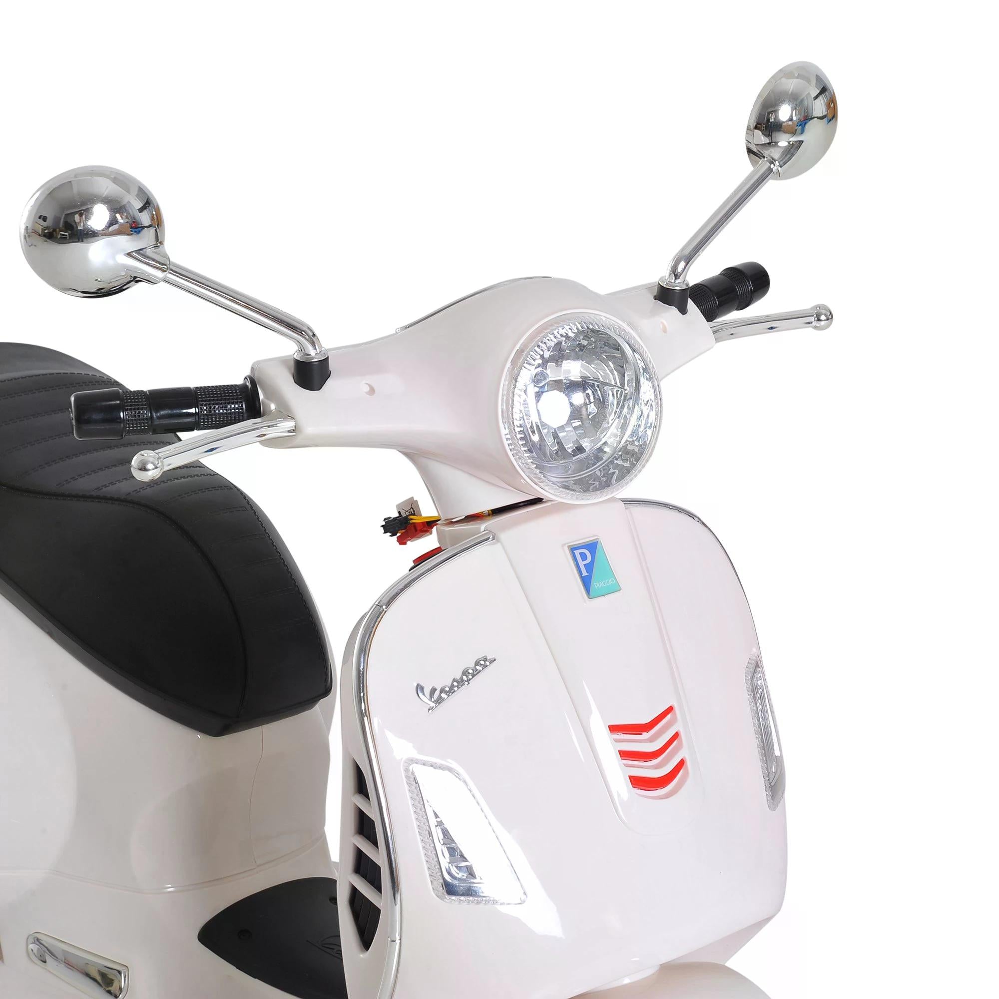 Kids Ride On Vespa Motorcycle W/LED Lights