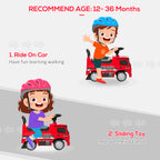 Compatible Kids Ride On Car Truck Mercedes Benz Licensed Toddler Foot To Floor Slider w/Under Seat Storage for 12 - 36 Months