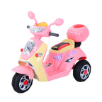 Kids Electric Ride On Toy Car 6V Electric Motorbike with Chargeable Battery Headlight and Music for 3-5 Years