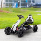 12V Electric Go-Kart for Kids, Ride-On Racing Go-Kart, with Forward and Reversing Functions, for Ages 3-8 Years