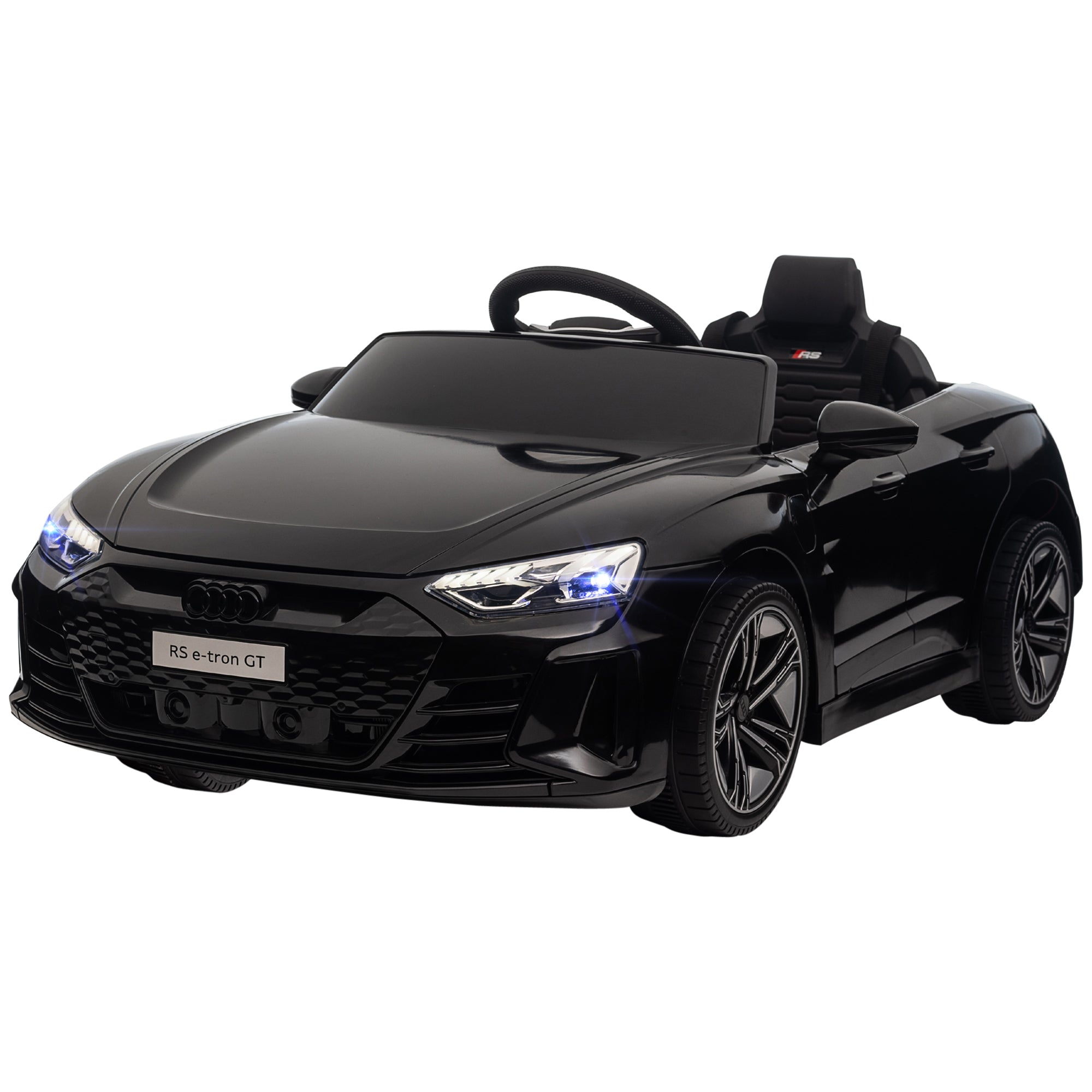 Audi Licensed 12V Kids Electric Ride-On, with Remote Control, Suspension System, Lights, Music, Motor