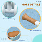 Kids Balance Bike for 1-3 Years Old with Adjustable Seat, Silent Wheels