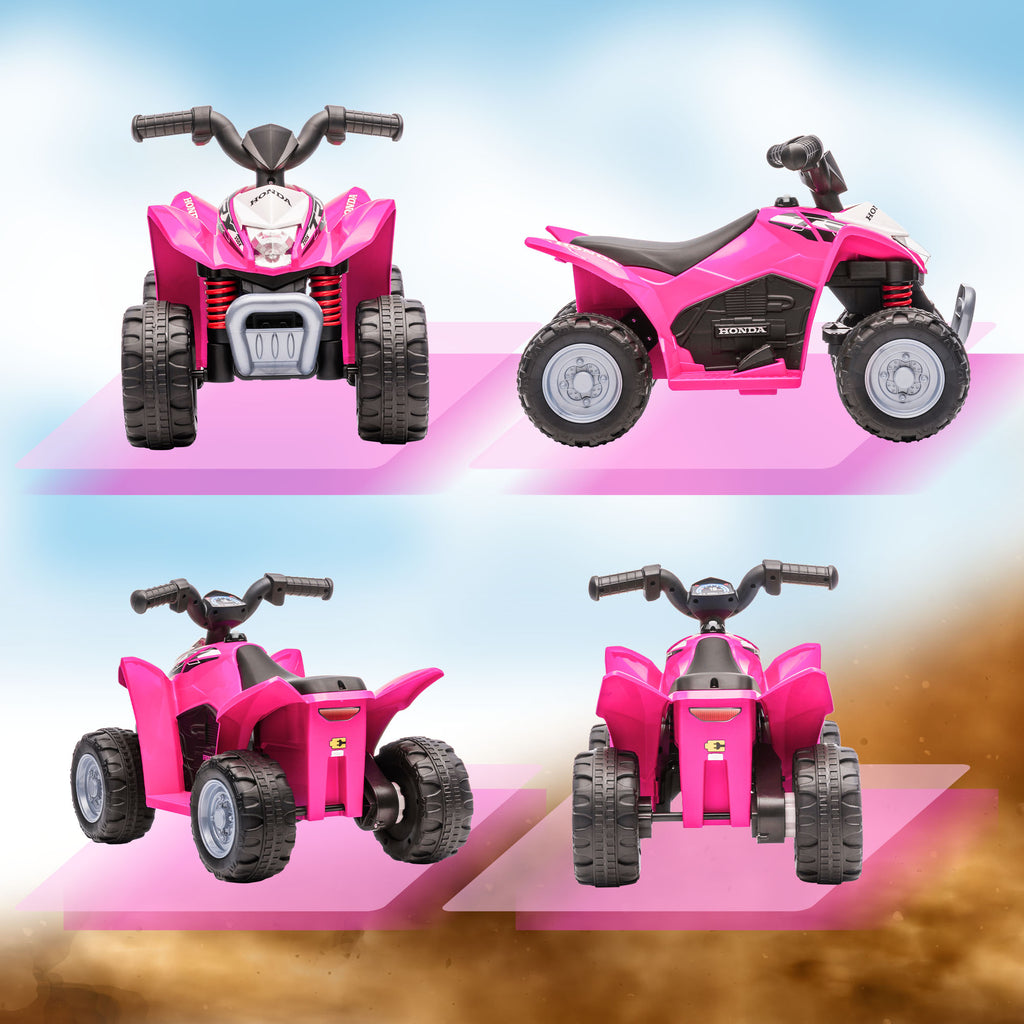 Honda Licensed Kids Electric Quad Bike, 6V ATV Ride On for Ages 1.5-3 Years