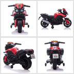 Kids Electric Motorbike 6V Ride on Motorcycle Vehicle w/ Lights Horn Sounds for 1.5-4 Years Old