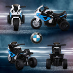 Electric Motorbike for Kids Ride on BMW Motorbike W/Headlights and Music, 6V