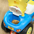 Foot to Floor oddler Ride on Toy w/ Music, Light, Horn, Under Seat Storage, Anti-Over-Backwards Device