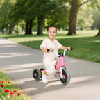 Toddler Balance Bike with No Pedal, 3 Silence Wheels for 12-36 Months Boys and Girls, Indoor Outdoor, Pink