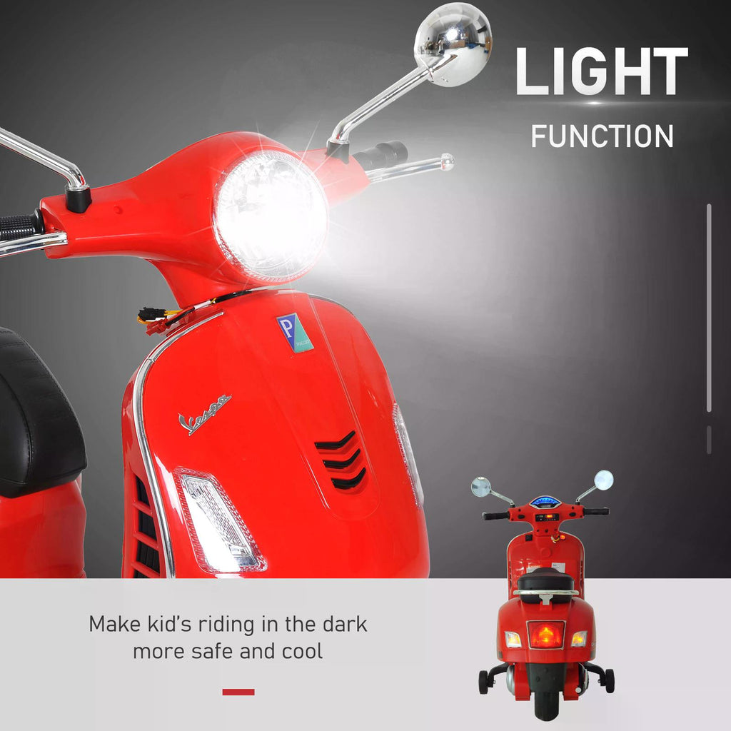Kids Ride On Motorcycle, 6V, W/LED Lights