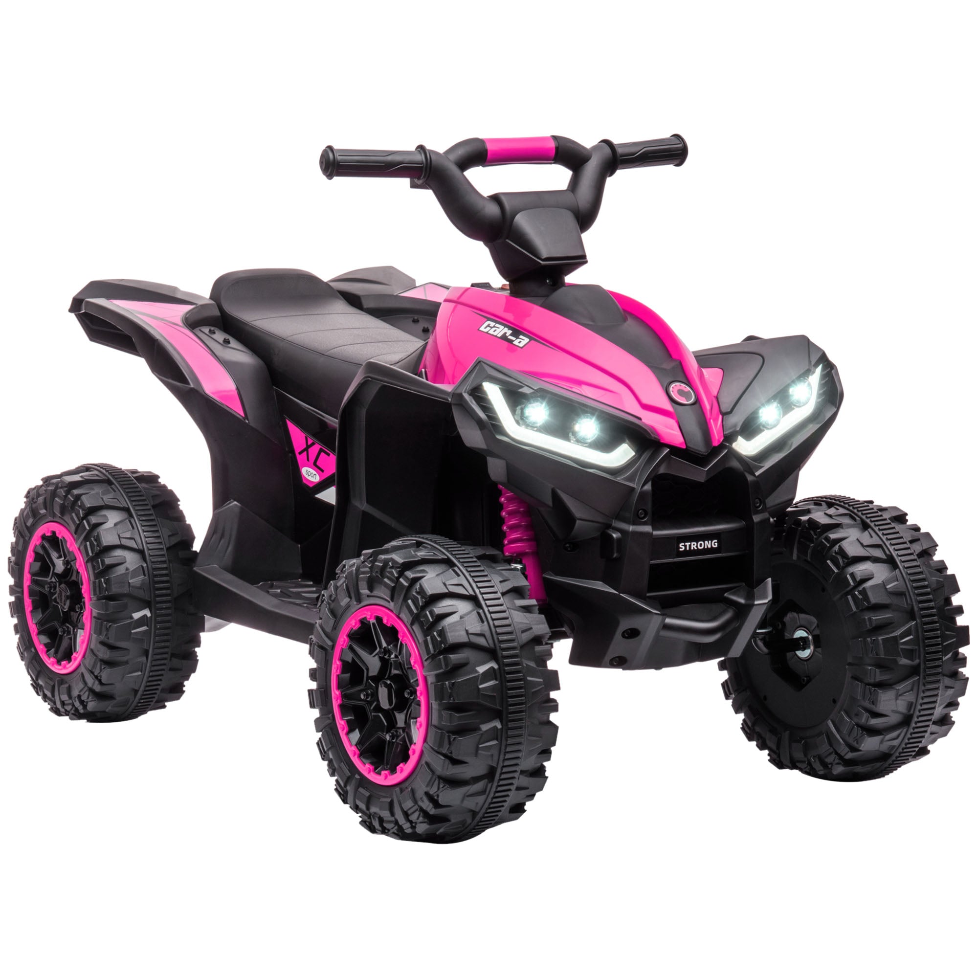 12V Ride-On Quad Bike w/ Music, Horn, for Ages 3-5 Years