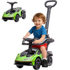 Kids 2-In-1 Lamborghini Ride-On and Stroller, with Horn