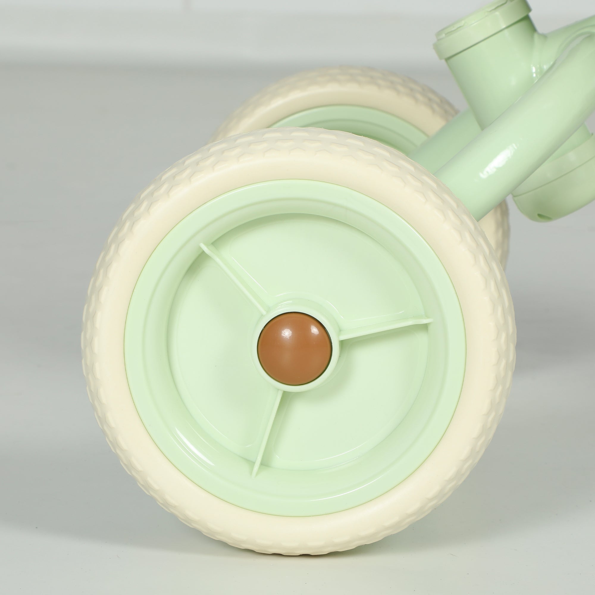 2-In-1 Toddler Trike for 2-5 Years Old, 3 Wheel Bike with Adjustable Parent Handle, Basket for Boys and Girls, Green