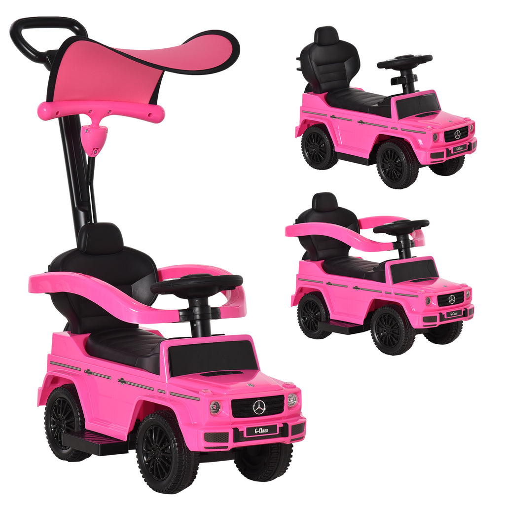 3 in 1 Kids Children Ride on Push Car Toddler Sliding Car G350 Licensed Walker Foot to Floor Slider Push-Along with Horn Steering Wheel NO POWER Manual