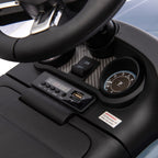 2-in-1 Land Rover Licensed 6V Kids Electric Ride On Car, Sliding Car w/ Headlights, Music, for 18-60 Months, Light Blue