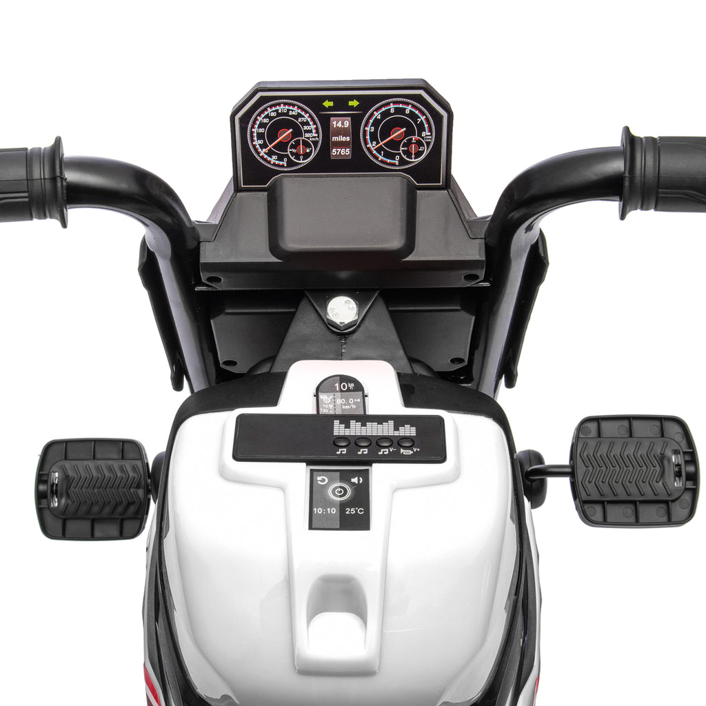 Motorcycle Design, 3 in 1 Toddler Trike, Sliding Car, Balance Bike with toy safety light, Music, Horn