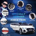 12V Kids Electric Ride-On Car, with Remote Control, Lights, Music, Horn