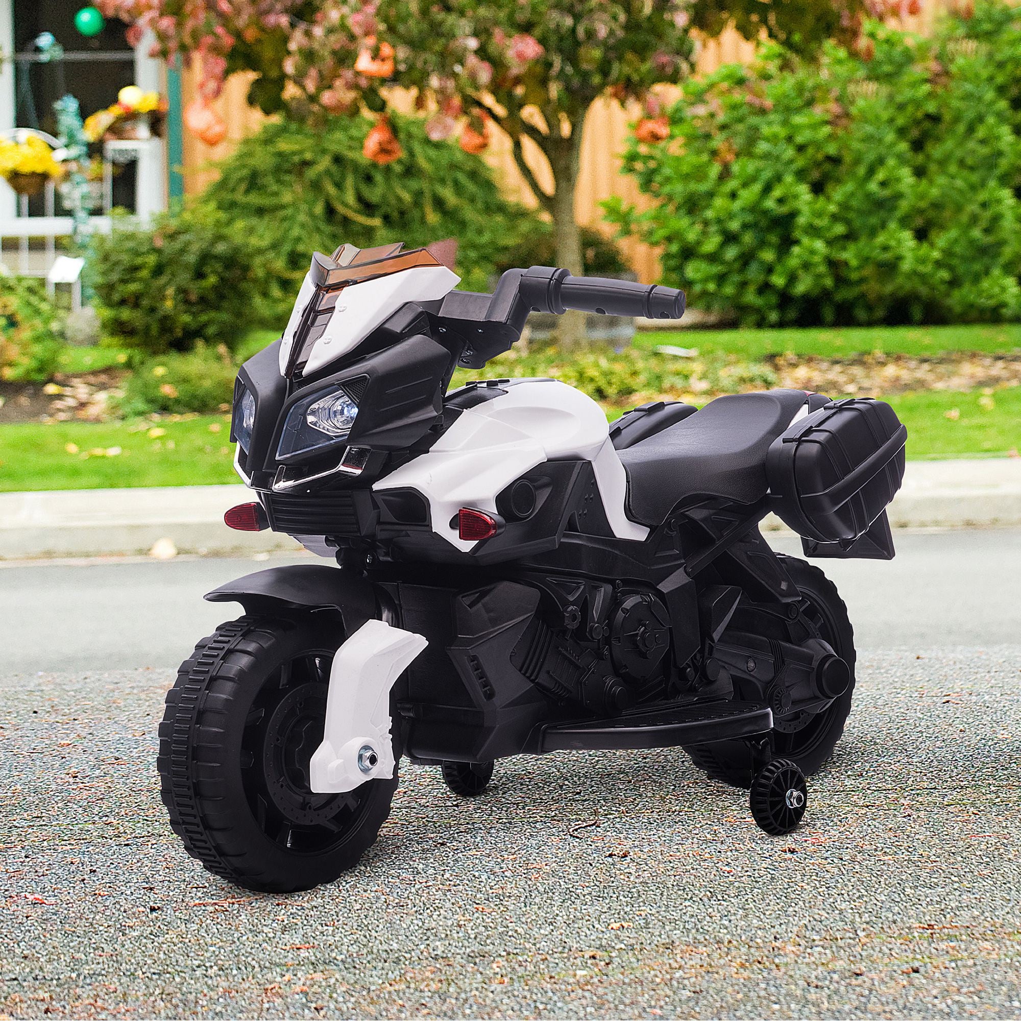 Kids Electric Motorbike 6V Ride on Motorcycle Vehicle w/ Lights Horn Sounds for 1.5-4 Years Old