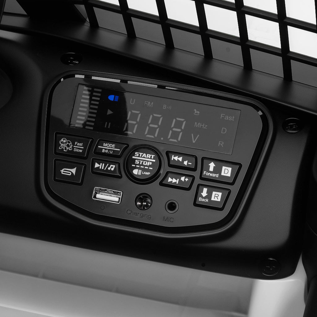 12V Battery Powered Kids Ride-On Car, Electric Truck w/ Spring Suspension, Remote, Music, Horn, Lights