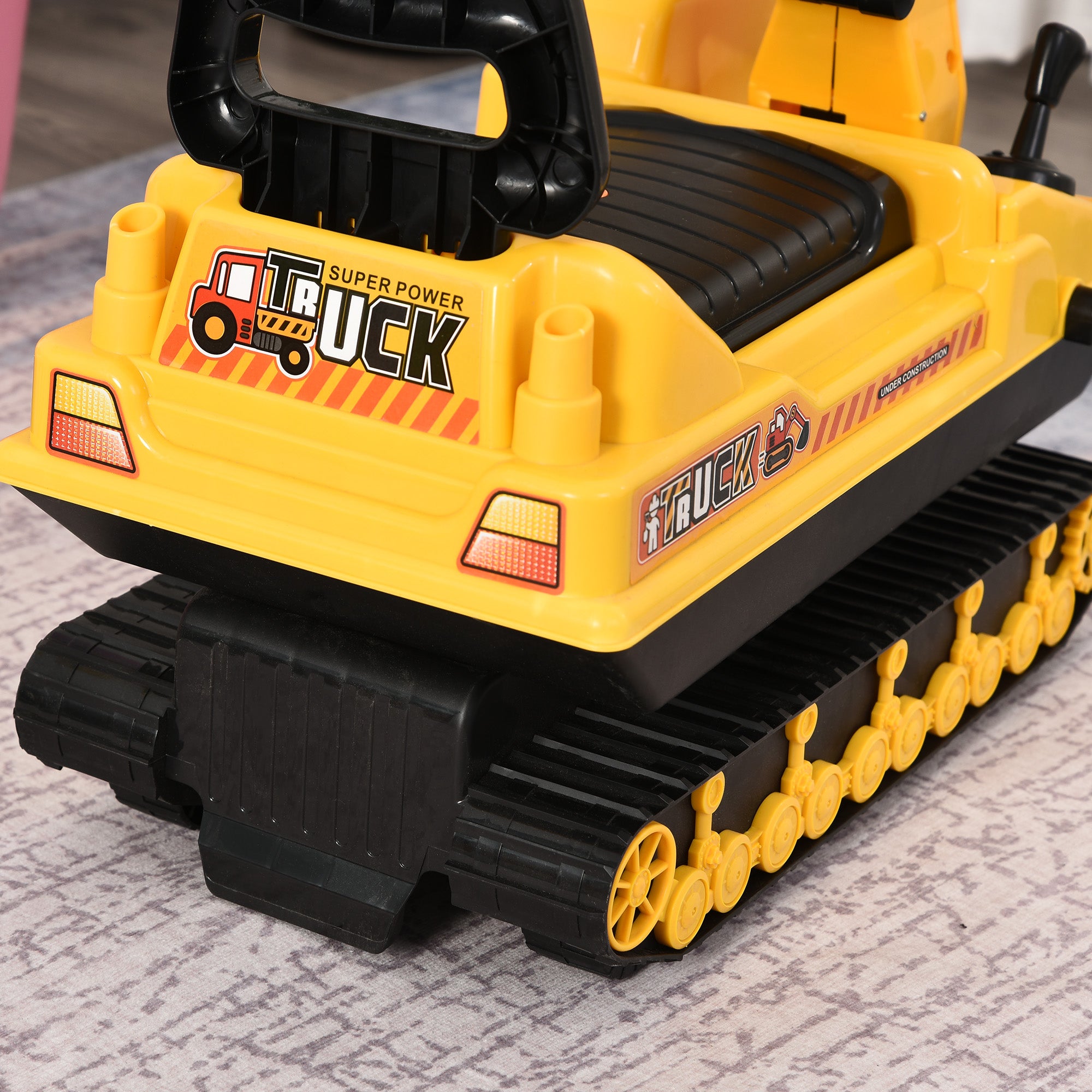 Ride On Excavator Toy Tractors Digger Movable Walker Construction Truck 3 Years