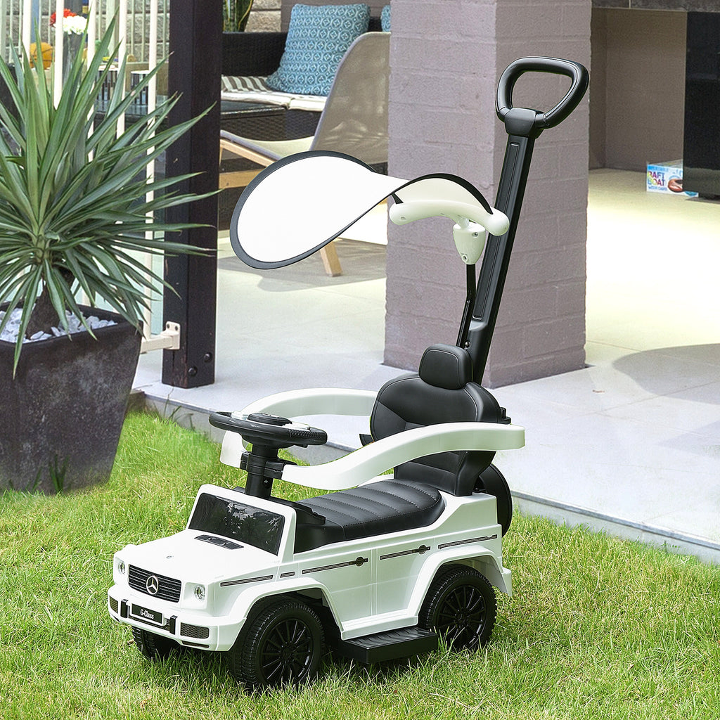 3 in 1 Kids Children Ride on Push Car Toddler Sliding Car G350 Licensed Walker Foot to Floor Slider Push-Along with Horn Steering Wheel NO POWER Manual