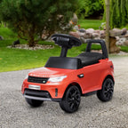 2-in-1 Land Rover Licensed 6V Kids Electric Ride On Car, Sliding Car w/ Headlights, Music, for 18-60 Months