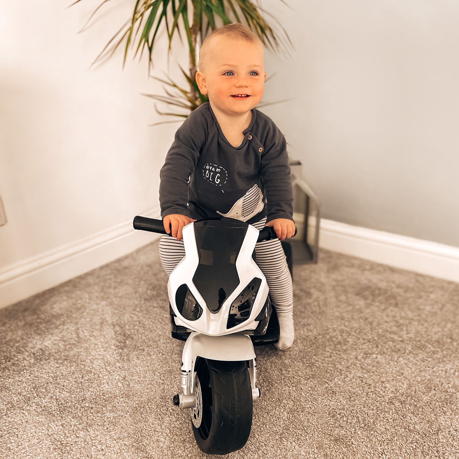 Electric Kids Ride on BMW Motorbike W/Headlights and Music, 6 V