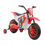 12V Kids Electric Motorcycle Ride-On, with Training Wheels, for Ages 3-6 Years
