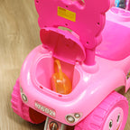Foot to Floor oddler Ride on Toy w/ Music, Light, Horn, Under Seat Storage, Anti-Over-Backwards Device