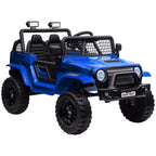 12V Battery Powered Kids Ride-On Car, Electric Truck w/ Spring Suspension, Remote, Music, Horn, Lights
