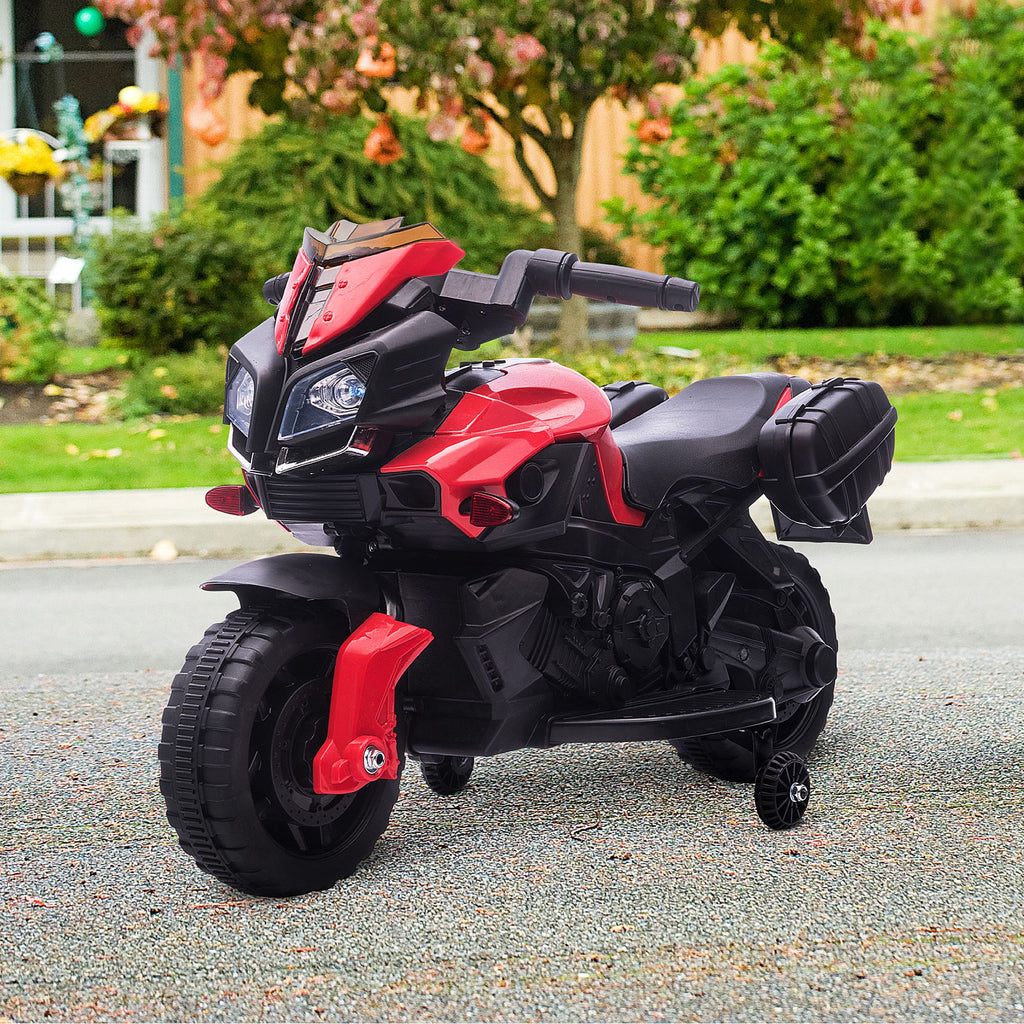 Kids Electric Motorbike 6V Ride on Motorcycle Vehicle w/ Lights Horn Sounds for 1.5-4 Years Old