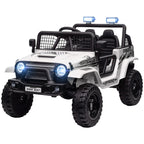 12V Battery Powered Kids Ride-On Car, Electric Truck w/ Spring Suspension, Remote, Music, Horn, Lights