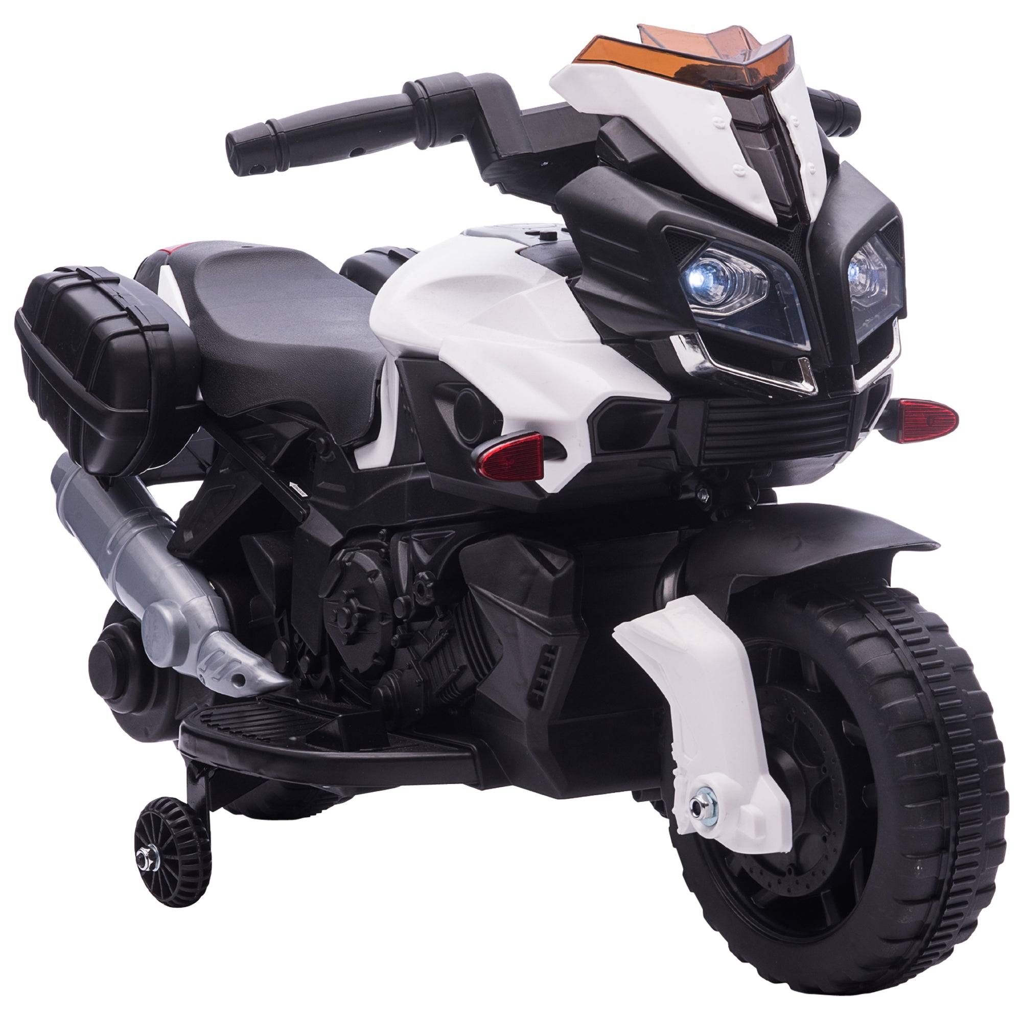 Kids Electric Motorbike 6V Ride on Motorcycle Vehicle w/ Lights Horn Sounds for 1.5-4 Years Old